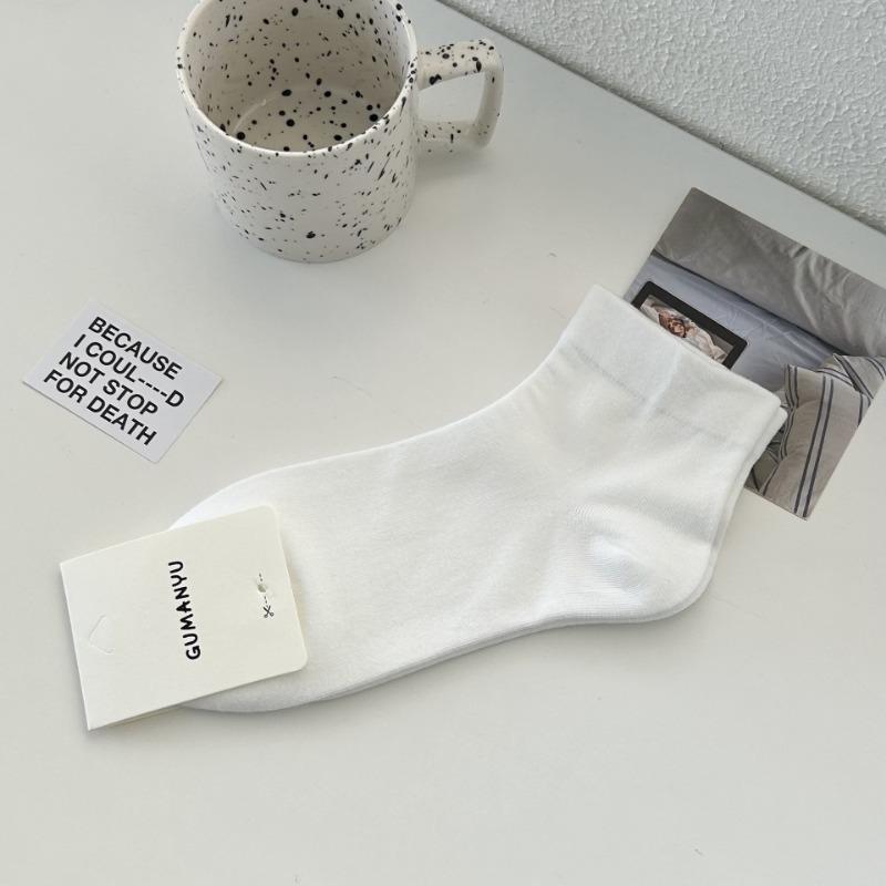 

Female Spring and Summer Thin Month Pregnant Women Loose Mouth In The Tube Cotton Socks 1 pair білий