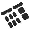 Black Helmet Liner System Outdoor Helmet EVA Pading Pads Cushion Mats Replacement Pad with Hook and Loop