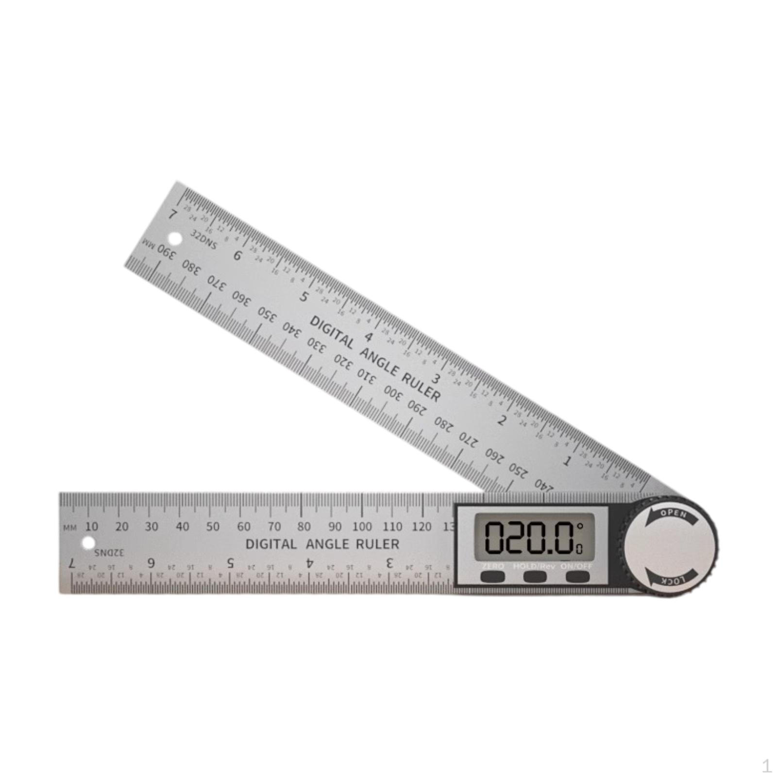 

Цифровой угломер 3V для деревообработки Метрический дюймовый инструмент 200 mm Scale