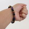 Festive Gifts Amethyst Tiger Eye Black Onyx Smoky Quartz Beaded Bracelet Natural Fashion Jewelry For Men Women Daily Wear GiftDaily Wear Gift