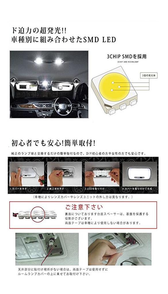 Jimny LED Room Lamp JB64 JB74 New Jimny Sierra Suzuki Exclusive Design White LED Bulb Light Indoor Light SUZUKI Jimny Sierra Explosive Light 9 Points