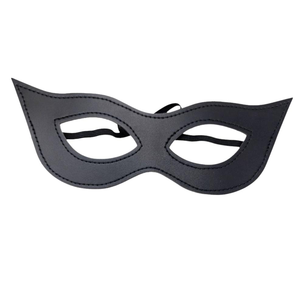Masquerade PU Leather Mask Gothic Style Cosplay Mask Unisex Half Face Mask  Role Play