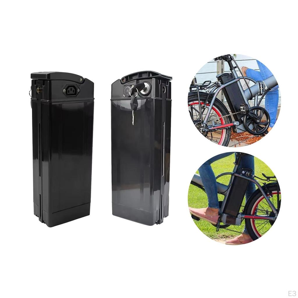 Electric Bike Battery Box 48V Replaces Easy Installation Large Capacity Holder Case Housing