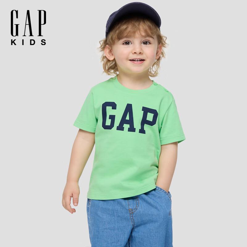 GAP Toddler Cotton Logo Print Short Sleeve T-Shirt 90/52
