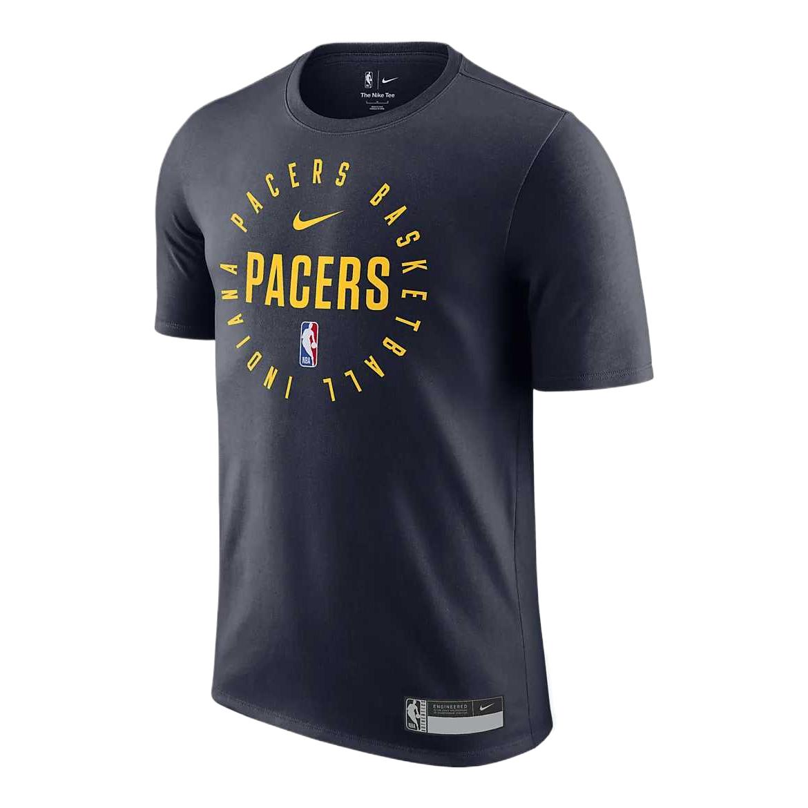 

Nike Dri-Fit NBA Indiana Pacers Удобная Дышащая Легкая Влагоотводящая Футболка с Коротким Рукавом Мужские Топы Темно-Синий HF1423-419 M