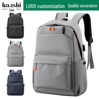Cross-Border Casual Fashion USB Charging Backpack | High-End Trendy Commuter Bag with Custom Printing