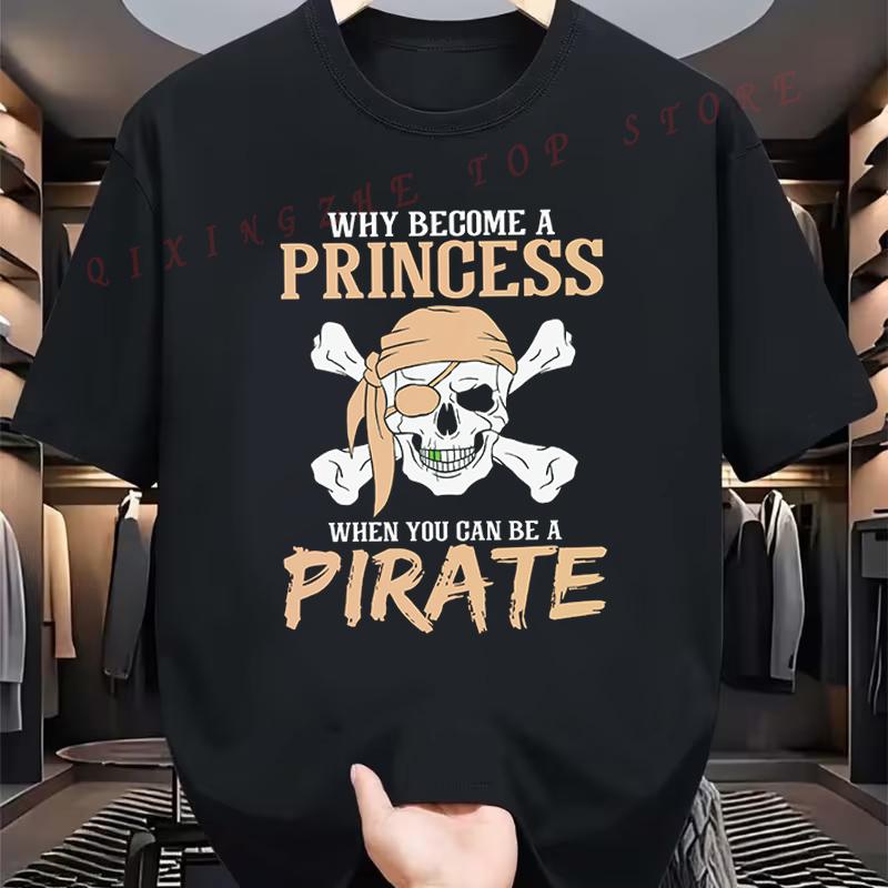 Pirate Girl Pirate Gift Tshirt Funny Present For Mens Short Sleeve TShirts Oneck Top Tees