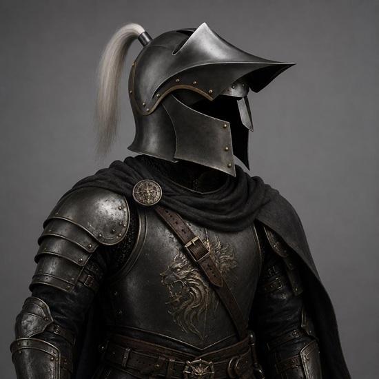 Handmade Gothic Knight Helmet Black Gold Steel Crusader Helmet Medieval LARP Cosplay Armor Gift