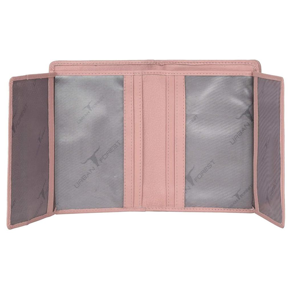 Arya Rose Pink Leather Wallet for Women