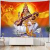 Buddha Statue, Printed Tapestry, Still Life Oil Painting, Room Art Decoration, Blanket, Mandala, Home Wall Hanging Cloth