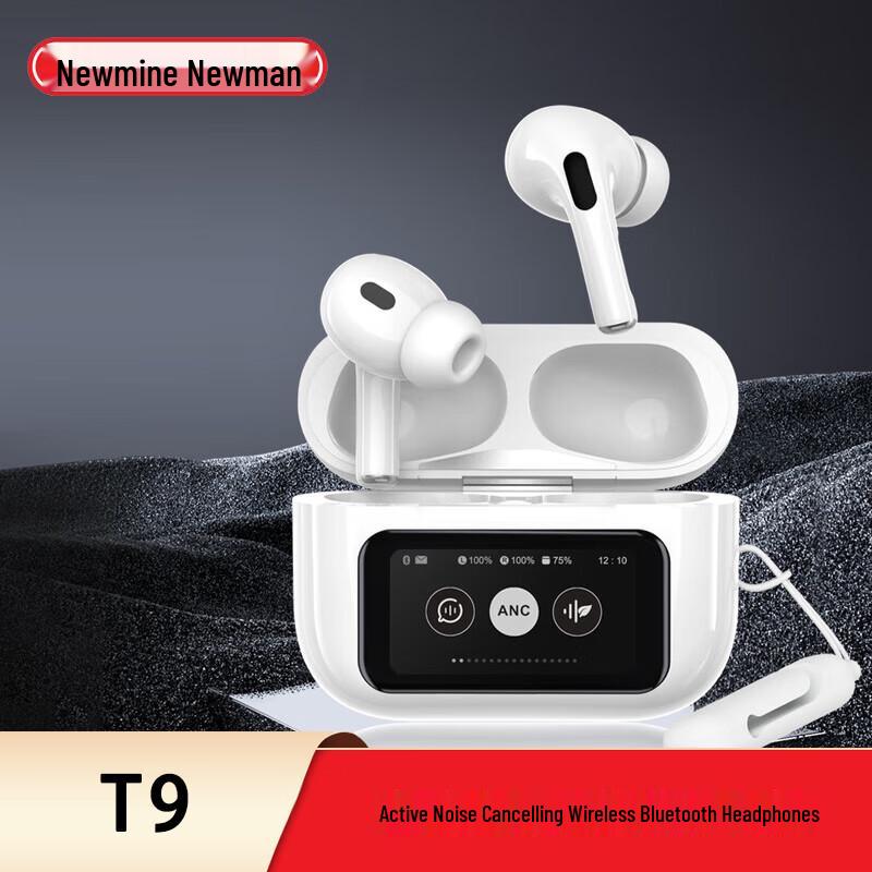 

Newmine T9 Active Noise Cancelling Wireless Bluetooth Earbuds