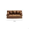 1/64 Mini Ornaments Furniture Miniature Resin Sofa Model Realistic Shape Accessories for Playhouses,