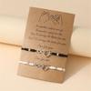1 Pair Handmade Friendship Bracelets Rope Bracelets Set Adjustable Cotton Anklets Unisex Bracelet for Any Occasion