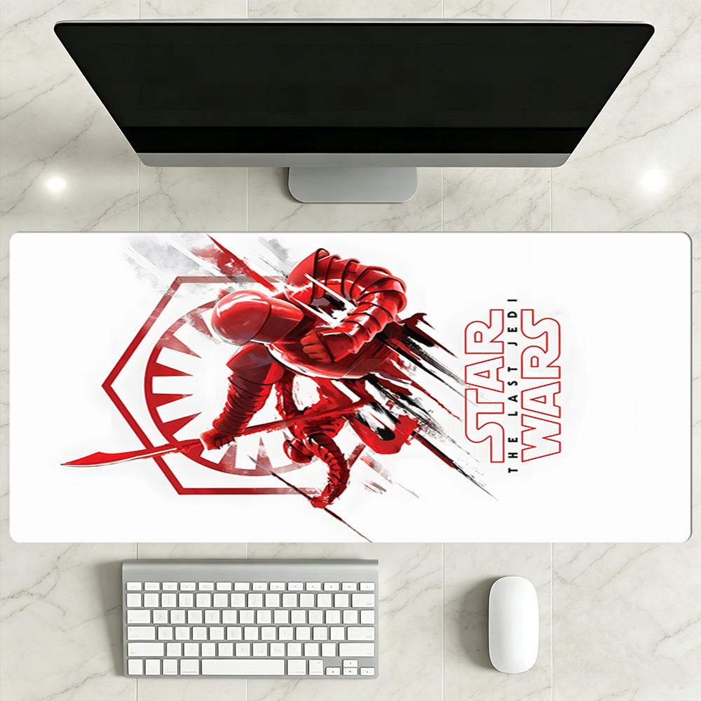 Star Wars Large Mouse Pad Keyboard Pad Office Mouse Mats Non-Slip Rubber Bottom Computer Decor Item Office Use