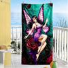 Gothic Style Beach Towel Quick-Dry Soft Microfiber Comfortable Lightweight