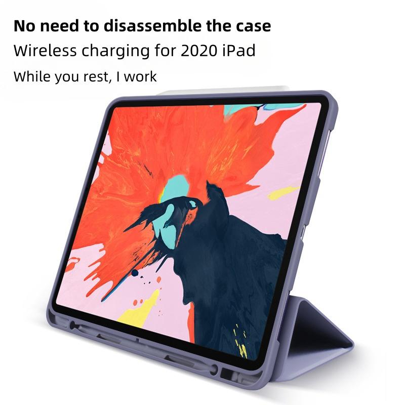 Silicone Case Pencil Holder Charging Function Leather Material Private Mold China Compatible iPad Mini 6 2021 Model