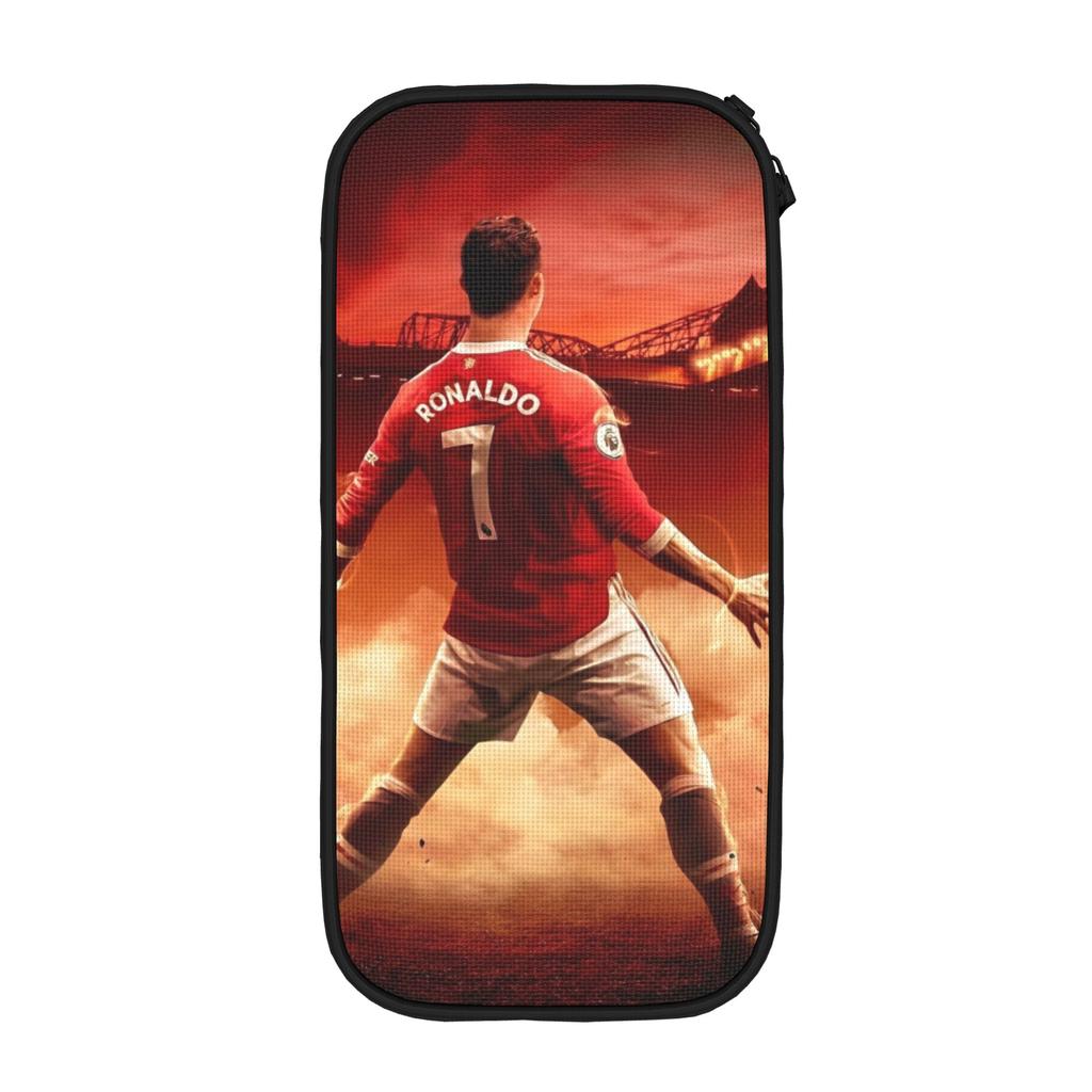 Classic Sport C-Cristiano R-Ronaldo CR7 Pencil Case Pencilcases Pen for Student Big Capacity Bag Office Zipper Stationery