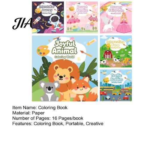 Kids Coloring Book Children's Book, with Cute Animal Theme, Thick Paper Sketchbook, Art Supplies for Toddlers Drawing And Painting Supplies,
