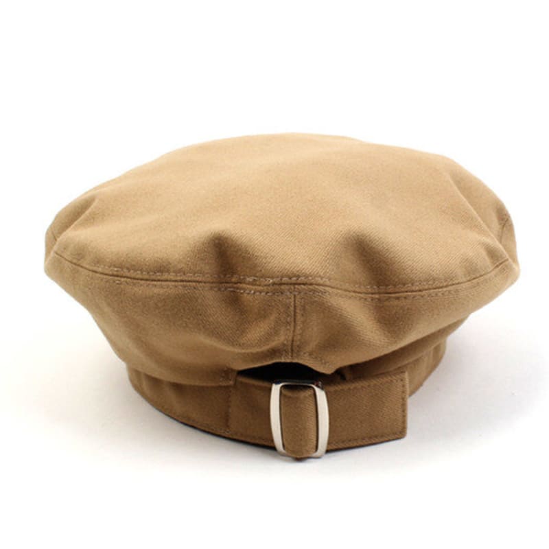 Universal Chemistry Belted Beige Wool Beret woolBeret
