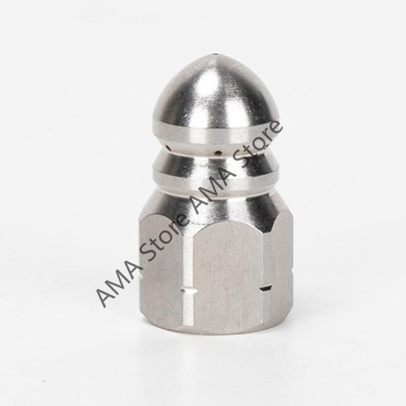 X7JF Metal Pipe Cleaning Nozzle 1/4 Inch with Multi Jet Designing for Debris Removal