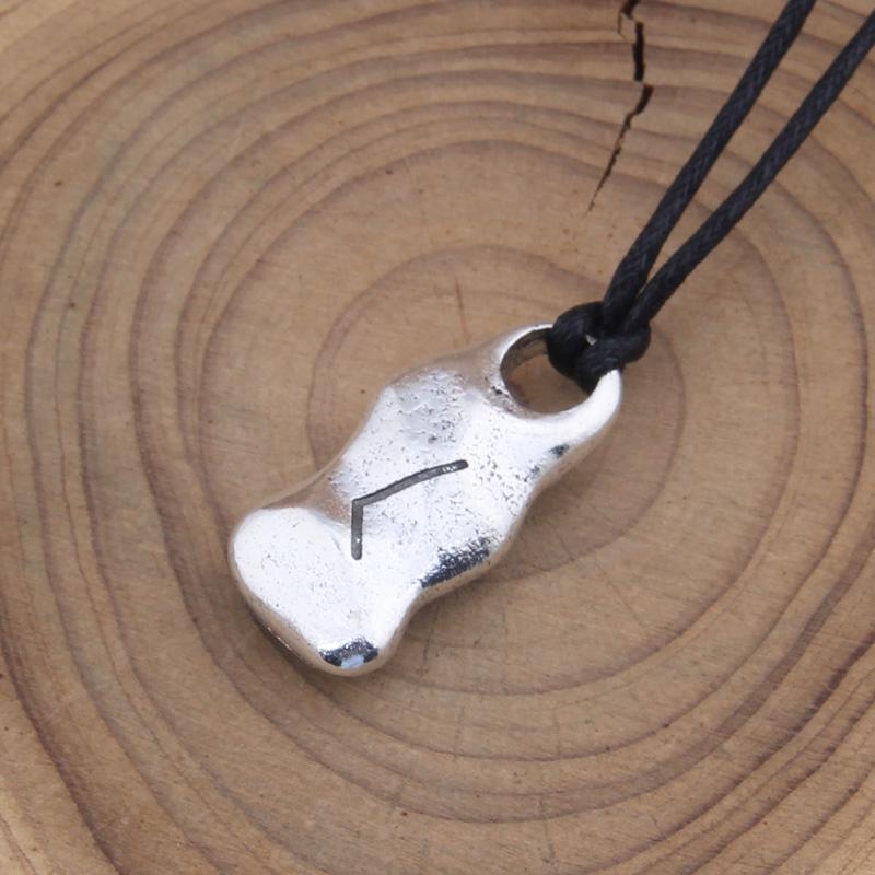 new arrival viking rune pendant necklace for men gift adjustable