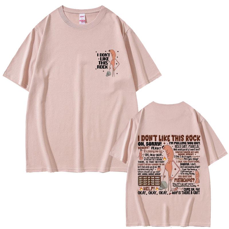I Dont Like This Rock Marcus The Worm Funny Meme Tshirt Unisex Women Casual Oversized T Shirts Unisexs Vintage 100 Cotton Tshirts