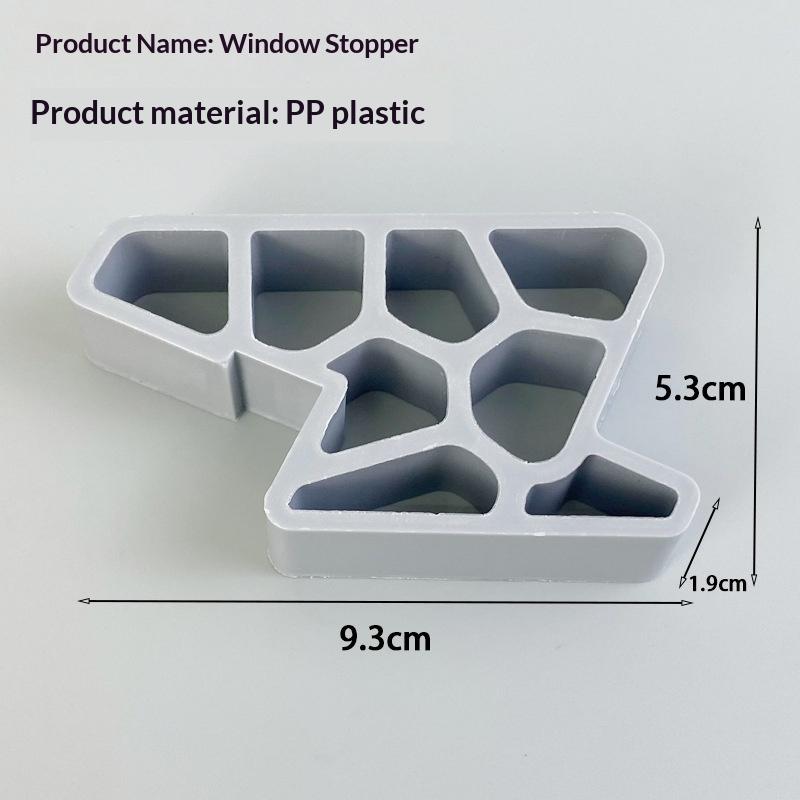 Durable 2pcs Heavy Duty Door Stopper Non-Slip for Home Office and Balcony Use