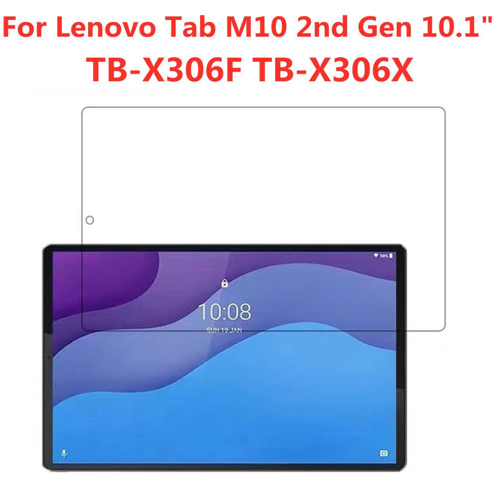 Protetor de tela de vidro temperado para tablet, 1 peça/2 peças/3 peças, para lenovo tab m10 2ª geração 10.1 tamanhos TB-X306X x306f película protetora transparente anti-arranhões hd