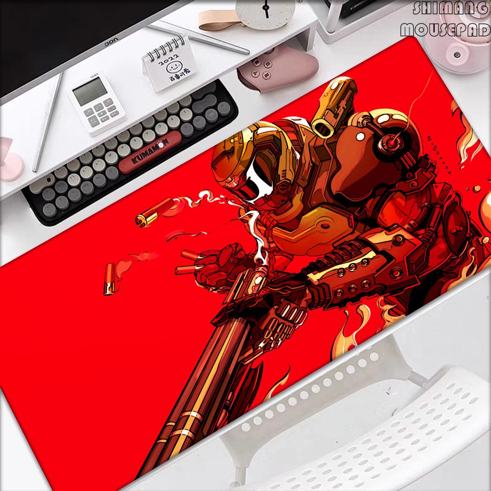 Heißes Spiel DDOOM EEternal Mauspads Gaming Zubehör Große Mauspads Gamer XXL Teppich PC Schrank Tischunterlage xMM Mauspads Teppich