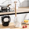 Plastic Spatula Holder Heat-Resistant Pot Lid Storage Rack Practical Soup Spoon Rack  Desktop