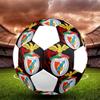 1 Stück Benfica Größe 5 Fußball Prag Hallenfußball Bunt Alle Altersgruppen Maschinengenäht PVC Wettkampfbereit Langlebig Hoher Rückprall
