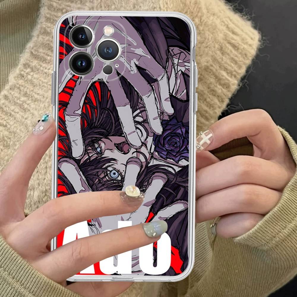 Virtual Singer Ado For IPhone 17 16 15 14 13 12 11 Pro Max Plus Mini Funda For Transparent Cover