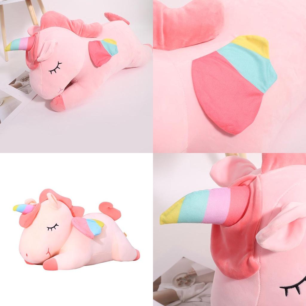 Entzückendes Einhorn Stofftier Weiche Plüschpuppe Kissen Perfektes Kinder Geburtstagsgeschenk