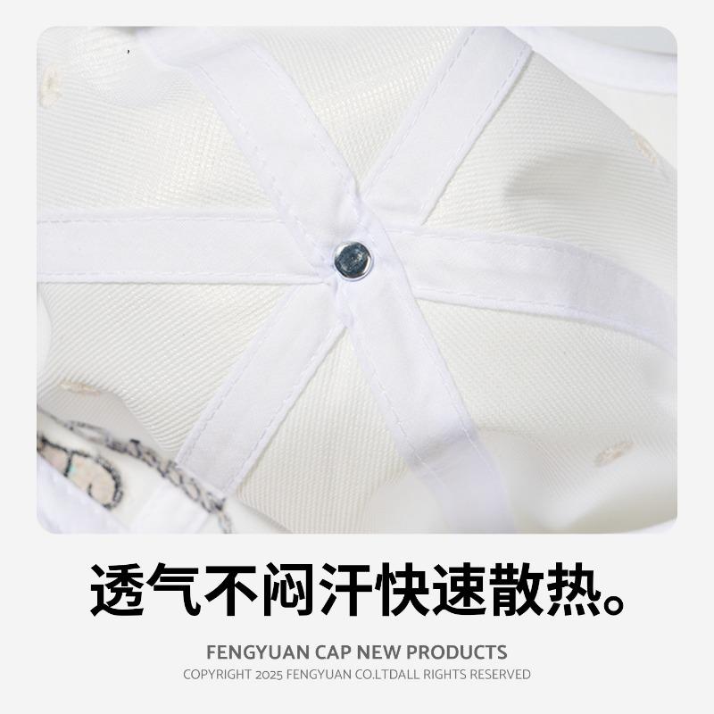 Summer Thin Cap Breathable Quick Drying Outdoor Sports Sun Protection Soft Top Baseball Cap Big Head Circumference Men's and Women's Sun Caps