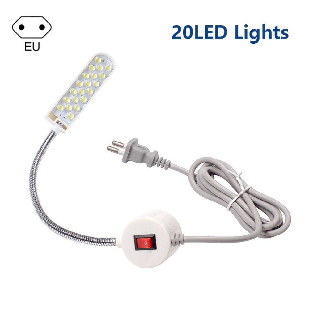 for Workbench Lathe Super Bright 360° Flexible Sewing Machine Lighting Lamp Work Light with Magnetic Mounting Base Industrial