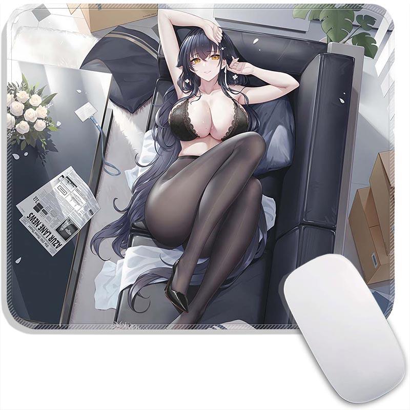 Anime Standard Mouse Pad Azur Lane Ulrich Alsace Azuma Small Gaming Mousepad Travel Mouse Mat Plymouth Non-Slip Office Mousemats
