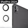 Kamera Meatal Ring Glas für Apple iPad Pro 13 11 / Air 13 11 Zoll 2024 Objektiv Bildschirmschutz Schutzkappe iPadpro 2024 Neu