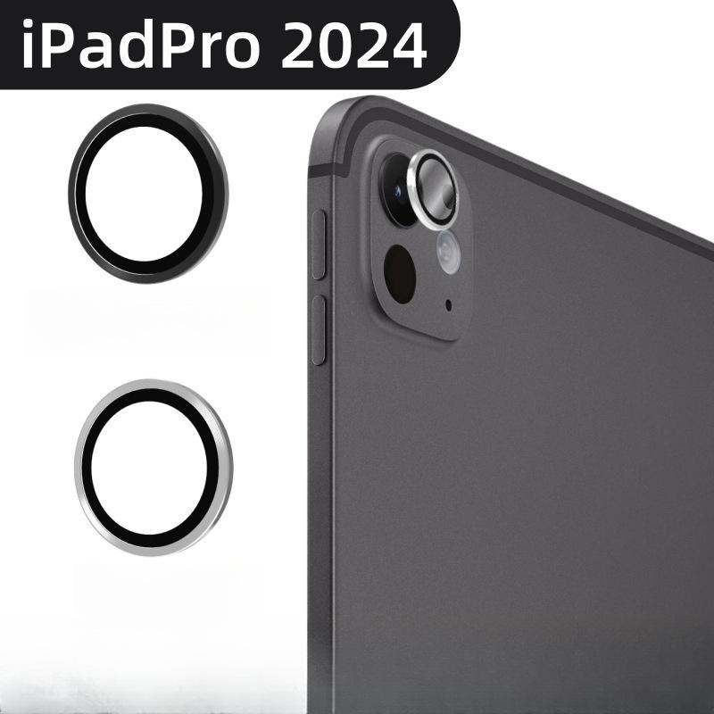 Kamera Meatal Ring Glas für Apple iPad Pro 13 11 / Air 13 11 Zoll 2024 Objektiv Bildschirmschutz Schutzkappe iPadpro 2024 Neu