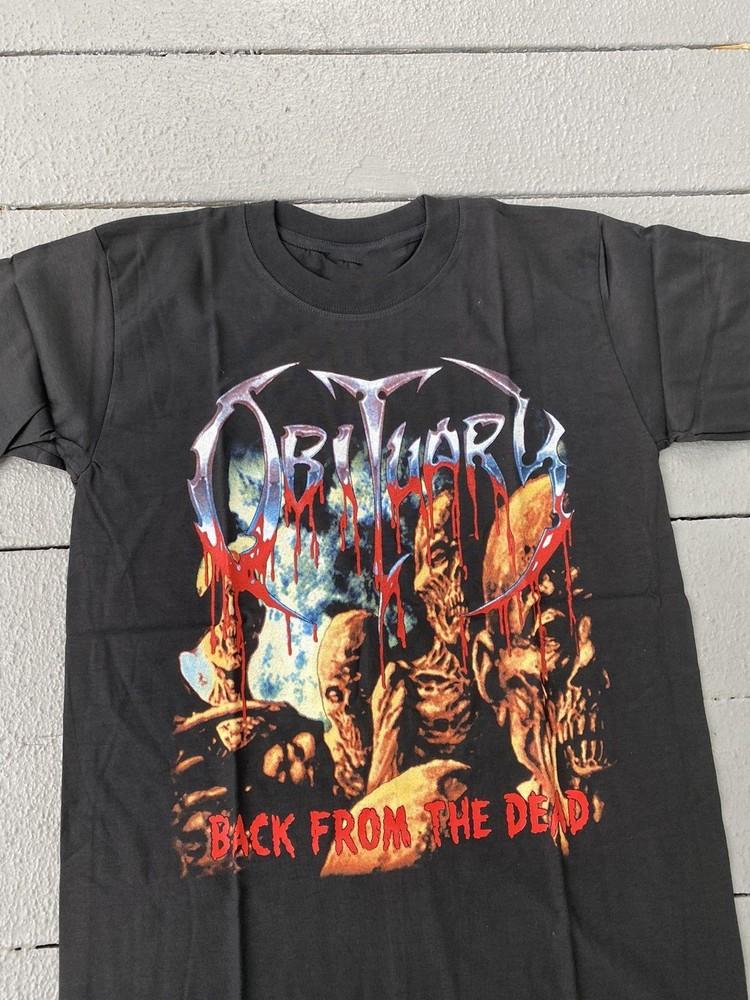 Новая редкая футболка с принтом Obituary Подарок Семье Унисекс S-5XL Футболка LW183 Унисекс Футболка S