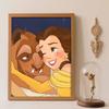 Diamond Painting Beauty and the Beast 5D DIY Diamond Painting Art Diamond Painting Kit Adult/Beginner Gift Idea Home Decor