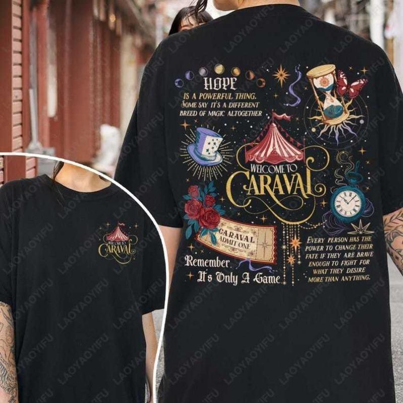 Футболка с круглым вырезом из хлопка серии «Караваль» Помни, это всего лишь игра Двусторонние футболки Легендарная Стефани Гарбер Книжная рубашка S