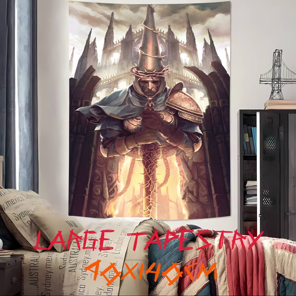 XXL Mode Heißes Action-Abenteuer-Spiel Blasphemous Wandteppich Wandbehang Wandteppiche Schlafsaal Dekor Decke Camping Dekoration Wandteppich
