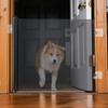 Automatic Retractable Pet Mesh Gate Indoor Stairway & Corridors Safety Net For Dogs & Cats No Drilling Protective Barrier