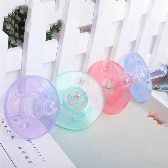 Newborn Baby Soft Silicone Round Orthodontic Dummy Pacifier Teat Nipple Soother