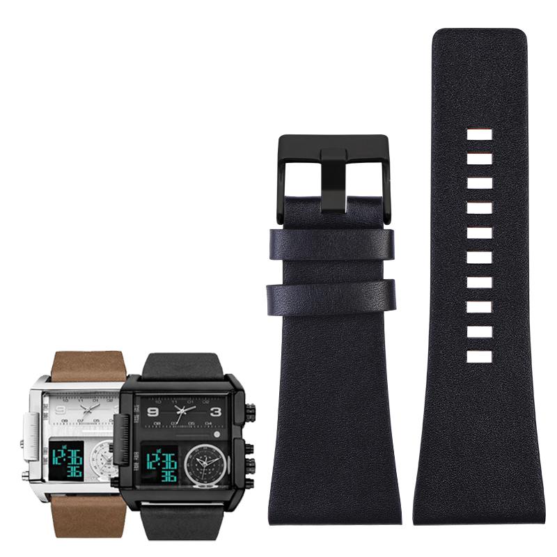 Genuine Leather Wrist Band for Diesel DZ7406 DZ7408 DZ4280 DZ4343 Watch Strap 22mm 24mm 26mm 28mm 30mm 32mm 34mm Men s Bracelet 22mm