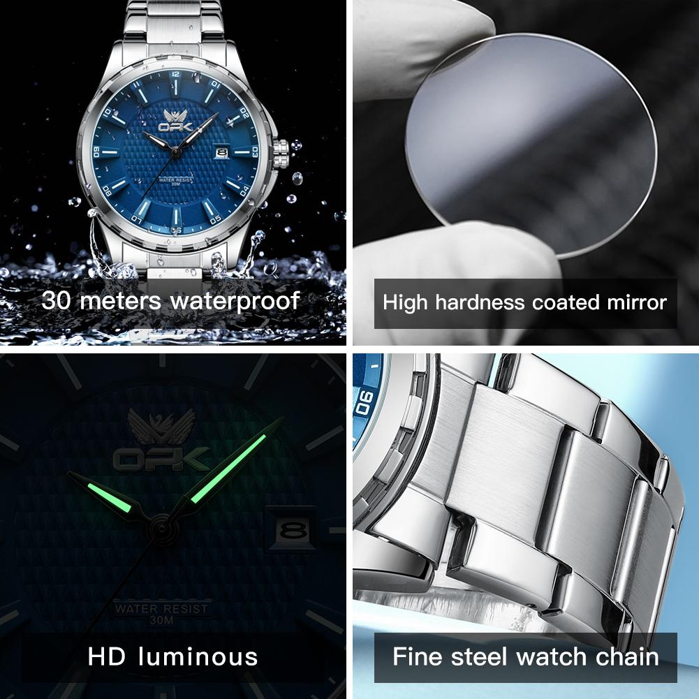 OPK Brand New Fashionable Waterproof Men's Quartz Watch 6037