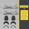 3Pairs Elastic Shoe Laces With Cord Lock Fasteners Anti Slip Stretchy Shoelaces Sneakers Lace For Men Women Teen Kid