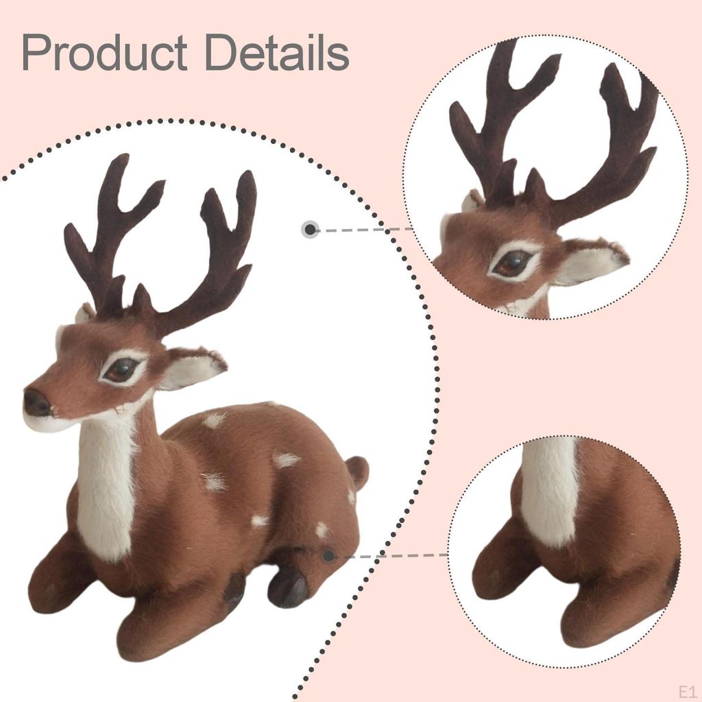 Weihnachten Simulation Hirsch Dekor Dekoration Schaufenster Auslage Niedliches Weihnachtsgeschenk Elch