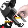 Waterproof Helmet Style Motorcycle Mobile Phone Holder with Sunshade for Electric Bicycle Small Rider Navigation Mount