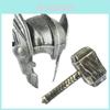 Thor Hammer Custome Helmet Mask Kids Cosplay Toys Action Figure Without Light